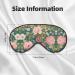 Blossom Flower Print Ultra-Soft Light-Blocking Eye Mask | Optimal Comfort & Restful Sleep - Shop Internationally - Buy Online on GoSupps.com