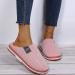 Men's Fuzzy Plush Slip-Proof Slippers - Elegant Closed Home Shoes for Guests | Fulidngzg - Buy Online on GoSupps.com