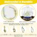 Shop BPA-Free Baby Toy Accessories: Silicone Cup Catcher & Pacifier Chain (4-Pack) for Strollers & Car Seats - Buy Online on GoSupps.com