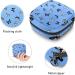 Portable Butterfly Print Menstrual Cup Storage Bag with Zipper - Period Kit Pouch for Women/Girls - Color 3 - Buy Online on GoSupps.com