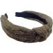 Topkids Accessories Wool-Style Knot Alice Bands Adult Women Hair Accessories for Women Hair Bands for Women Thick Headband Womens Headbands Head Bands Adult Women Wide Headbands (Olive) - Buy Online on GoSupps.com