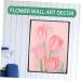 Generic Tulip Hanging Painting Decor Flower Wall Painting Flower Painting for Living Room Rural Flowers - Buy Online on GoSupps.com