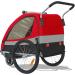Tiggo 2-in-1 Children's Bicycle Trailer & Jogger | International Shipping | Red Color - Model 50402 - Buy Online on GoSupps.com