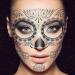Frcolor 2pcs Temporary Skeleton Tattoos Day of The Dead Supplies Waterproof Face Tattos for Halloween - Buy Online on GoSupps.com
