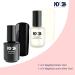 Black & White Collection Set - Polish Gel UV Soak Off Nail Polish | Made in Germany (2 x 15ml) - International Shipping Available - Buy Online on GoSupps.com
