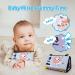 Joyfia Baby Spiegel: Foldable Mirror Toy & Crackling Book Gift for Newborns | Black & White High Contrast | Best Teething Rings for 0-12 Months - Buy Online on GoSupps.com