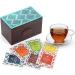 Octavius Assorted Tea Sampler Gift Set (6 Flavors 60 Tea Bags) | Black & Green Tea Sampler Pack | Tile Motif Design Wooden Tea Gift Set | Pack of 2 Black & Green Tea - 30TB Ornate (Pack of 2) - Buy Online on GoSupps.com