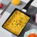 Frying Pan Kitchen Cookware Grill Pan Rectangular Non Stick Saucepan Plastic Handle Black Omelet Frying Pan Maifan Stone Small Frying Pan Square Grill Pan with Meat Vegetables or Go Camp Cooking - Buy Online on GoSupps.com