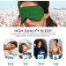 Haskirky Light Blocking Eye Mask for Deep Sleep - Adjustable & Breathable for Men and Women - Ideal for Travel, Meditation, Yoga, and Office Use - Buy Online on GoSupps.com