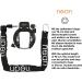 Nean Bicycle Lock - Frame Lock with Chain Ring & Rim Lock Black 5.5 x 900 mm | Secure Your Bike Internationally - Buy Online on GoSupps.com