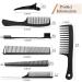 12PCS Professional Styling Hair Comb Set for Women & Men - Wide Tooth & Rat Tail Combs for Curly Hair - Salon Quality Parting Comb Set for All Hair Types - Teasing & Styling - Buy Online on GoSupps.com