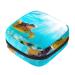 Women's napkins-storage bag Hawaiian green sea turtle swimming pattern menstrual cup portable women's bandages storage bags female menstruation