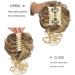 Claw Messy Bun Hair Piece Clip w/ Wavy Curly Chignon - Buy Online on GoSupps.com