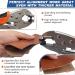 Snap Pliers for Metal Snaps  Heavy Duty Snap Fastener Tool Kit with 3 Dies& 60-Set Stainless Steel 15mm Snaps  for Boat Cover/Tarp/Marine Canvas/Leather Snaps Installation/Replacement-by MinliGUY - Buy Online on GoSupps.com