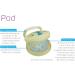 MAM Pod Dummy Bag - Turtle Yellow/Tortoise - Convenient Storage for 2 Dummies with Velcro Fastener - Buy Online on GoSupps.com
