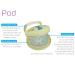 MAM POD Pacifier Pocket | Store 2 Pacifiers | Velcro Fastener | Beige Yellow with Smileys | 1 Pack - Buy Online on GoSupps.com