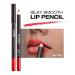 kiss new york Professional Slim Lip Pencil - Creamy Soft, Smooth & Long-Lasting Hot Red Lip Liner - Water-Resistant Lip Crayon for Natural Lip Makeup - Buy Online on GoSupps.com