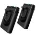 Tacshaver by Bell+Howell Moustache and Beard Rotary Shaver with Pop-up Trimmer for Sharper Moustache and Sideburn Edges Seen On TV (Set of 2 Rechargeable)