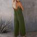 Womens Button Down Work Shirts Long Sleeve Bodysuit V Neck Romper - Black/Green - Small - Buy Online on GoSupps.com