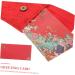 TEHAUX Brocade Red Envelope New Year Red Envelopes Chinese Red Envelopes Chinese Money Envelope Chinese Wedding Envelopes Gift Envelopes Chinese Hong Bao Pocket Money Lai See Lucky Li Xi Red 2 18X10.5CM - Buy Online on GoSupps.com