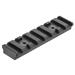 UTG Unisex Adult PRO M-LOK 8-Slot Picatinny Rail Section Black Rail black 8.67 cm