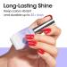 Buy Gellen 18ml Gel Top Coat - High Gloss Long Lasting Soak Off UV LED Finish for DIY Nail Art & Salon Use - 01-Crystal - Buy Online on GoSupps.com