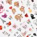 Manicure Cute Valentine's Day Cupid Red Heart Girl Nail Stickers Nail Art Decoration 3D Valentine Sticker Nail Decals(5) Style5 - Buy Online on GoSupps.com