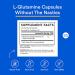 Essential Stacks Gut L-Glutamine Capsules 1000mg (Made in USA) - 120 Capsules for Gut Health - Non-GMO & Gluten Free - Buy Online on GoSupps.com