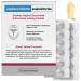 Nahid Vaginal Probiotic Suppositories Hyaluronic Acid Suppository Natural Plant-Based Formula Prebiotic Infused with Vitamin C&E PH Balance Removing Odor Soothes Vaginal Discomfort(12 Inserts)
