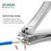MR.GREEN Sharp Nail Clippers with Nano Glass File Stainless Steel Rustproof Nail Scissors Manicure and Pedicure Tools for Home or Outdoor Use - Buy Online on GoSupps.com