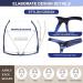 Oversized Blue Light Blocking Computer Reading Glasses - 4 Stylish Pairs for Men & Women UV Protection & Eye Strain Relief 1.5x Magnification - Buy Online on GoSupps.com