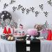 Skylety Traffic Cones and Racing Checkered Flags Set - 12 Cones, 12 Flags, Banner, and Racetrack Mat - Buy Online on GoSupps.com