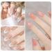 Clear Nail Art Stamper - Double-End Silicone Nail Stamp for DIY French Smile Line Art & Accessories - Buy Online on GoSupps.com