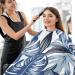 Waterproof Barber Cape - Blue Leaf & Cheetah Haircut Bib for Men & Women | Unisex Hair Cutting Cape - Buy Online on GoSupps.com