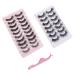 Shop 17 Pairs Faux Mink Cat Eye False Eyelashes - Fluffy Dramatic and Natural Russian Volume Styles - Buy Online on GoSupps.com