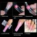 Cycullinyt 60Pcs Gel Nail Forms Extension Mold - Full Cover Clear False Nails Tips - Poly Extension Nail Forms in 12 Sizes for DIY Nail Art - Buy Online on GoSupps.com