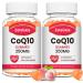 2 Pack CoQ10 Gummies, 5X Better Absorption Coenzyme Q10 for Cellular Energy and Antioxidant Support, 120 Peach Gummies 60 Count (Pack of 2)