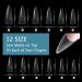 504pcs False Fake Nail Tips Pre-Buff Long Almond for Acrylic LEA-SHALL Soft Gel PMMA No File Matte Tip Break Resistant Clear Full Cover Nails Traceless Artificial Press On Kit Extension Set 504pcs Pre-Buffed Long Almond with Box - Buy Online on GoSupps.com