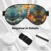 SSIMOO Seaside Lighthouse Print Eye Mask - Ultra-Soft Light-Blocking for Comfortable Sleep | International Shipping - Buy Online on GoSupps.com