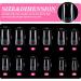 HIIOTIOL Soft Gel Nail Tips - 552Pcs Square Full Cover Nail Extensions in 12 Sizes for Nail Salons and DIY Nail Art - Buy Online on GoSupps.com