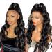 18 Inch 180 Density 13X4 HD Lace Front Wigs Human Hair Wig Brazilian Body Wave Glueless Virgin Real Hair Wigs for Black Women Pre Plucked Frontal Wigs Human Hair Natural Hairline With Baby Hair 18 Inch Body Wave HD Lace Wig