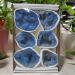 Natural Crystal Rough Natural Agate geode Stone Specimen Electroplating Blue Agate geode - Buy Online on GoSupps.com