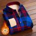 Women's Plaid Warm Shirt - Plush Thickened Winter Casual Wear - Fall X-Large - Buy Online on GoSupps.com