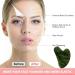 Premium Dark Green Jade Gua Sha Facial Tool - Upgraded Guasha Stone for Face - Buy Online on GoSupps.com