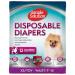 Simple Solution True Fit one-way dog diapers for bitches super absorbent with moisture XS/toys 12 pieces 12 Count XS/Toys