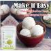 JEVR 4-Pack Fruit Pudding: Apple Pudding Chikoo Powder Jamun Fruit Ripe Papaya Powder (100g each) Combo Pack - 400g - Buy Online on GoSupps.com