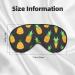 Buy Adjustable Pineapple Sleep Mask | Breathable & Fashionable Eye Mask for Comfortable Sleep | International Shipping - Buy Online on GoSupps.com