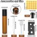 Essential Oils Roller Bottles 20pcs Roll on Bottles with Stainless Steel Ball 10ml Glass Roller Bottles with Bottle Opener Dropper Pipette Label for Essential Oil Fragrance Aromatherapy (Brown) Brown 20 Pack 10ml - Buy Online on GoSupps.com