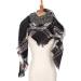 Hanxiulin Women's Wool Knit Scarf - Warm Black Neck Wrap | Casual Winter Neckerchief - Buy Online on GoSupps.com