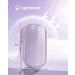 Purple PU Leather 2 Times a Day Cute Pill Organizer for Women - Portable Weekly Pill Box with Storage Bag - Ideal for Vitamins/Medications - Buy Online on GoSupps.com